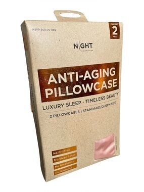 Anti-Aging Satin Pillowcases - Prevent Wrinkles, Dehydration, Breakouts & Lines